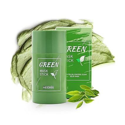 Green Mask Stick Green Tea Oil Clean Solid Facial Mask |